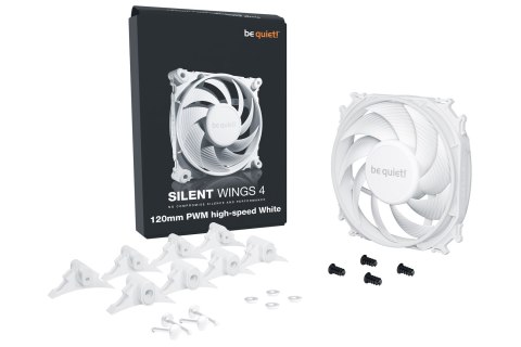 BE QUIET! Wentylator BE QUIET! SILENT WINGS 4 120mm PWM high-speed White BE QUIET! Wentylator BE QUIET! SILENT WINGS 4 120mm PWM high-speed White