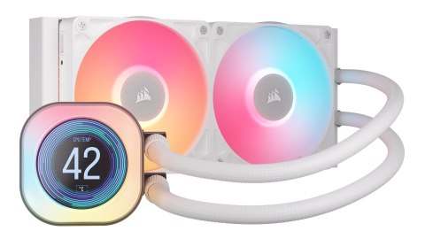 Corsair CORSAIR iCUE LINK TITAN 240 RX LCD White AIO, 240mm Radiator, Liquid CPU Cooler Corsair CORSAIR iCUE LINK TITAN 240 RX LCD White AIO, 240mm Radiator, Liquid CPU Cooler