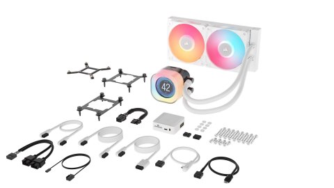 Corsair CORSAIR iCUE LINK TITAN 240 RX LCD White AIO, 240mm Radiator, Liquid CPU Cooler Corsair CORSAIR iCUE LINK TITAN 240 RX LCD White AIO, 240mm Radiator, Liquid CPU Cooler