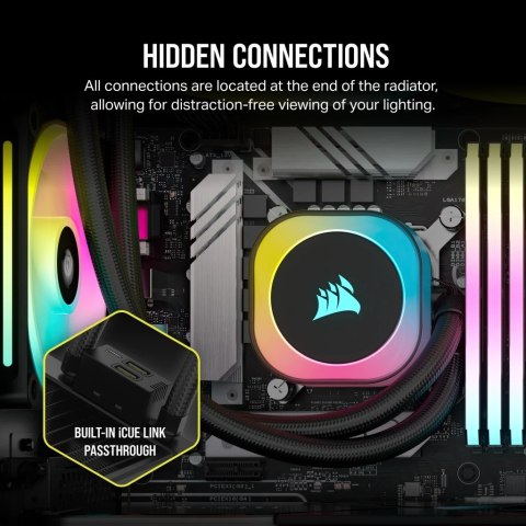 Corsair Chłodzenie wodne Corsair iCUE LINK H100i RGB Black Corsair Chłodzenie wodne Corsair iCUE LINK H100i RGB Black