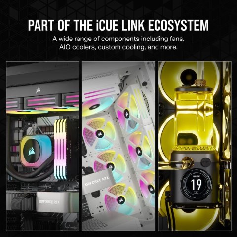 Corsair Chłodzenie wodne Corsair iCUE LINK H100i RGB Black Corsair Chłodzenie wodne Corsair iCUE LINK H100i RGB Black