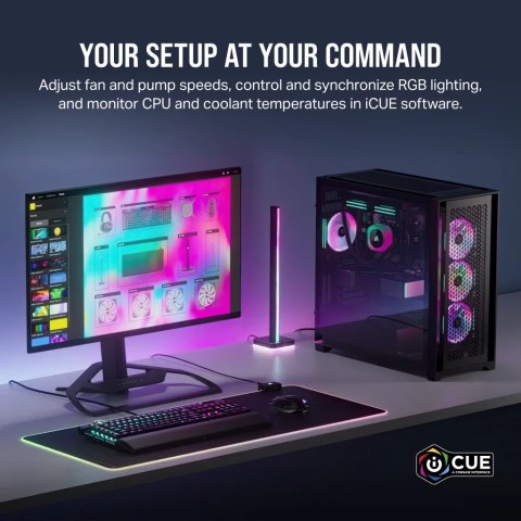 Corsair Chłodzenie wodne Corsair iCUE LINK H100i RGB Black Corsair Chłodzenie wodne Corsair iCUE LINK H100i RGB Black