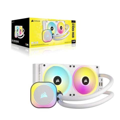 Corsair Chłodzenie wodne Corsair iCUE LINK H100i RGB White Corsair Chłodzenie wodne Corsair iCUE LINK H100i RGB White