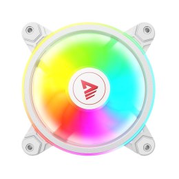 SAVIO SAVIO ZESTAW 4 WENTYLATORÓW ARGB 120 MM WRAZ Z KONTROLEREM ORAZ PILOTEM FAN-01 WHITE