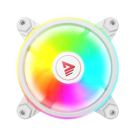 SAVIO SAVIO ZESTAW 4 WENTYLATORÓW ARGB 120 MM WRAZ Z KONTROLEREM ORAZ PILOTEM FAN-01 WHITE SAVIO SAVIO ZESTAW 4 WENTYLATORÓW ARGB 120 MM WRAZ Z KONTROLEREM ORAZ PILOTEM FAN-01 WHITE