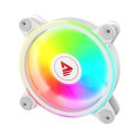 SAVIO SAVIO ZESTAW 4 WENTYLATORÓW ARGB 120 MM WRAZ Z KONTROLEREM ORAZ PILOTEM FAN-01 WHITE