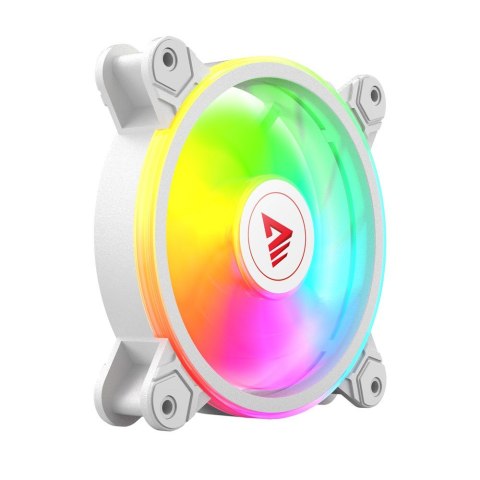 SAVIO SAVIO ZESTAW 4 WENTYLATORÓW ARGB 120 MM WRAZ Z KONTROLEREM ORAZ PILOTEM FAN-01 WHITE SAVIO SAVIO ZESTAW 4 WENTYLATORÓW ARGB 120 MM WRAZ Z KONTROLEREM ORAZ PILOTEM FAN-01 WHITE