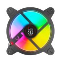 SAVIO SAVIO ZESTAW 4 WENTYLATORÓW ARGB 120 MM WRAZ Z KONTROLEREM ORAZ PILOTEM FAN-01