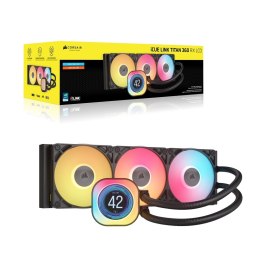 Corsair CORSAIR iCUE LINK TITAN 360 RX LCD AIO, 360mm Radiator, Liquid CPU Cooler