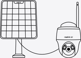 Reolink Kamera IP Reolink ARGUS PT 5MP TYP-C czarna Bateryjna