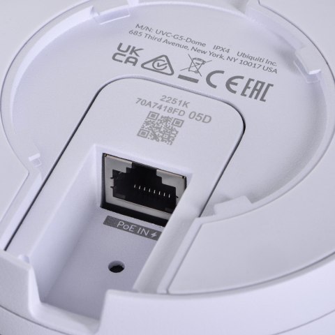 UBIQUITI Kamera Ubiquti UniFi G5 Dome (UVC-G5-Dome) 4MP 2688 x 1512 (16:9) IPX4 IK08 UBIQUITI Kamera Ubiquti UniFi G5 Dome (UVC-G5-Dome) 4MP 2688 x 1512 (16:9) IPX4 IK08