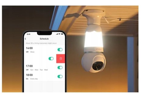 Imou Kamera IP Imou kamera żarówka Bulb Cam 5MP IPC-S6DP Imou Kamera IP Imou kamera żarówka Bulb Cam 5MP IPC-S6DP
