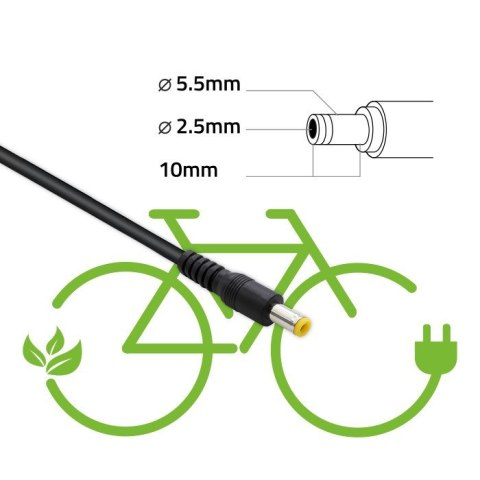 Qoltec QOLTEC ŁADOWARKA DO BATERII ROWERU ELEKTRYCZNEGO 36V | 42V | 2A | 5.5*2.5 Qoltec QOLTEC ŁADOWARKA DO BATERII ROWERU ELEKTRYCZNEGO 36V | 42V | 2A | 5.5*2.5