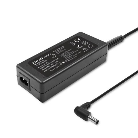 Qoltec QOLTEC ZASILACZ DO MONITORA LG 25W | 19V | 1.3A | 6.5*4.4 |+KABEL ZASILAJĄCY Qoltec QOLTEC ZASILACZ DO MONITORA LG 25W | 19V | 1.3A | 6.5*4.4 |+KABEL ZASILAJĄCY
