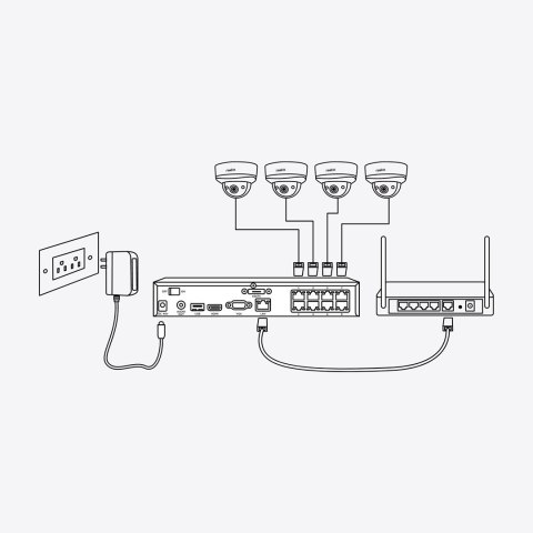 Reolink Rejestrator Reolink NVS8 2TB Reolink Rejestrator Reolink NVS8 2TB