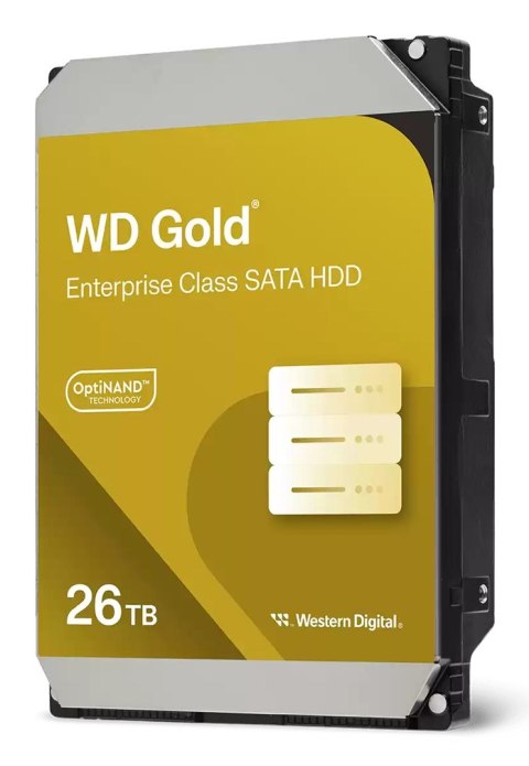 WD Dysk twardy HDD WD Gold 26TB 3,5" SATA WD261KRYZ WD Dysk twardy HDD WD Gold 26TB 3,5" SATA WD261KRYZ