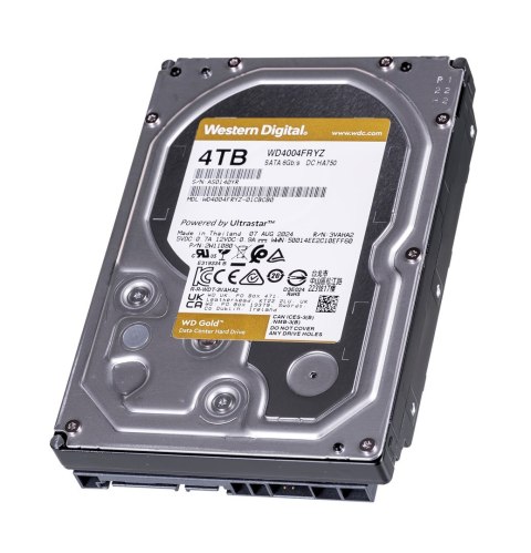 WD Dysk twardy HDD WD Gold 4TB 3,5" SATA WD4004FRYZ WD Dysk twardy HDD WD Gold 4TB 3,5" SATA WD4004FRYZ