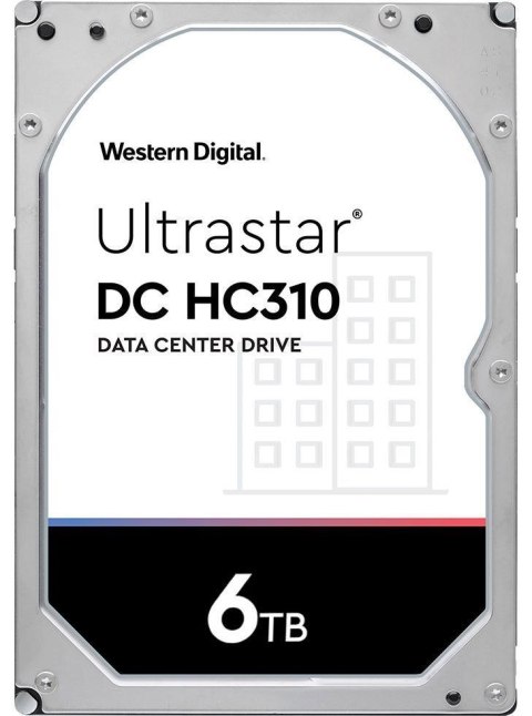 Western Digital Dysk serwerowy HDD Western Digital Ultrastar DC HC310 (7K6) HUS726T6TAL5204 (6 TB; 3.5"; SAS3) Western Digital Dysk serwerowy HDD Western Digital Ultrastar DC HC310 (7K6) HUS726T6TAL5204 (6 TB; 3.5"; SAS3)