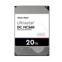 Western Digital Dysk serwerowy HDD Western Digital Ultrastar DC HC560 WUH722020BLE6L4 (20 TB; 3.5"; SATA III)