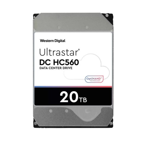 Western Digital Dysk serwerowy HDD Western Digital Ultrastar DC HC560 WUH722020BLE6L4 (20 TB; 3.5"; SATA III)