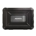 ADATA Kieszeń ADATA ED600 AED600-U31-CBK (2.5"; USB 3.1; Tworzywo sztuczne; kolor czarny)