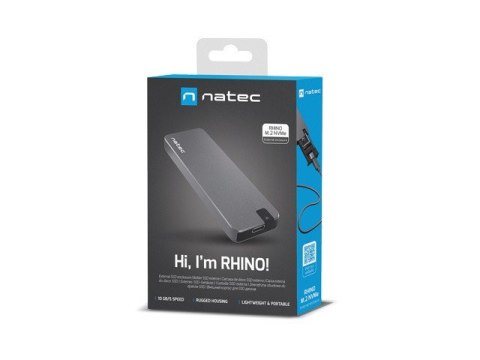 NATEC NATEC OBUDOWA SSD RHINO M.2 NVME ALUMINIUM NKZ-1953 NATEC NATEC OBUDOWA SSD RHINO M.2 NVME ALUMINIUM NKZ-1953