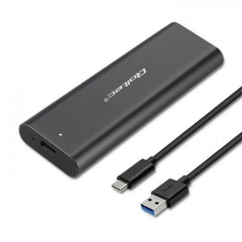 Qoltec QOLTEC OBUDOWA DO DYSKÓW KIESZEŃ M.2 SATA SSD | NVME | USB TYP C Qoltec QOLTEC OBUDOWA DO DYSKÓW KIESZEŃ M.2 SATA SSD | NVME | USB TYP C