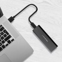 Qoltec QOLTEC OBUDOWA DO DYSKÓW KIESZEŃ M.2 SATA SSD | NVME | USB TYP C