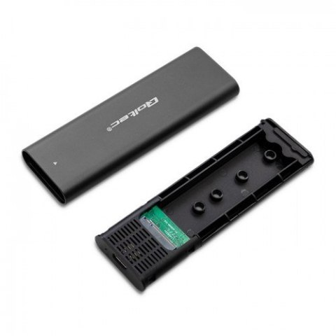Qoltec QOLTEC OBUDOWA DO DYSKÓW KIESZEŃ M.2 SATA SSD | NVME | USB TYP C Qoltec QOLTEC OBUDOWA DO DYSKÓW KIESZEŃ M.2 SATA SSD | NVME | USB TYP C