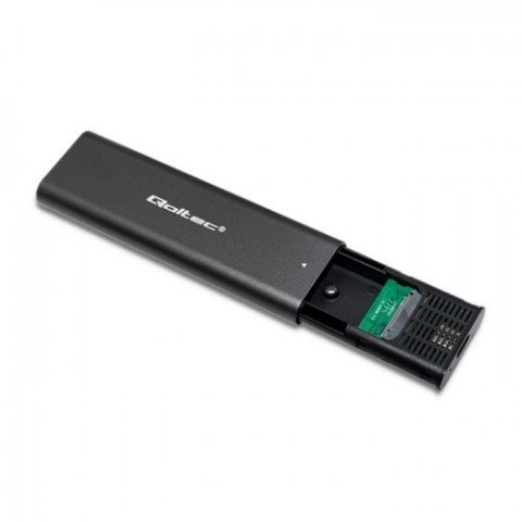 Qoltec QOLTEC OBUDOWA DO DYSKÓW KIESZEŃ M.2 SATA SSD | NVME | USB TYP C Qoltec QOLTEC OBUDOWA DO DYSKÓW KIESZEŃ M.2 SATA SSD | NVME | USB TYP C