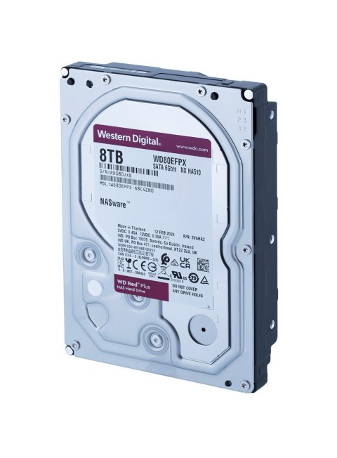 WD Dysk HDD WD Red Plus WD80EFPX (8 TB ; 3.5"; 256 MB) WD Dysk HDD WD Red Plus WD80EFPX (8 TB ; 3.5"; 256 MB)