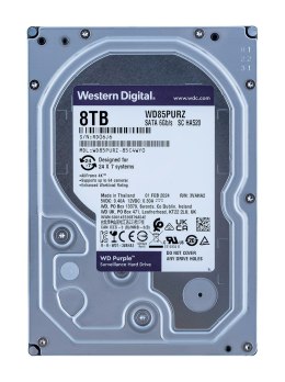 WD Dysk twardy HDD WD Purple WD85PURZ (8 TB ; 3.5