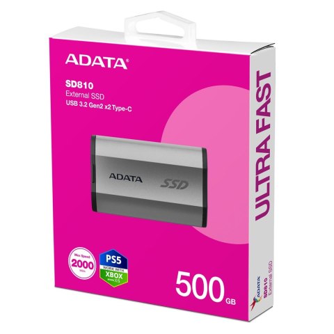 ADATA ADATA DYSK SSD SD 810 500GB SILVER ADATA ADATA DYSK SSD SD 810 500GB SILVER
