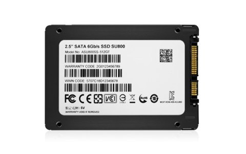 ADATA Dysk SSD ADATA Ultimate SU800 512GB 2,5" SATA III ADATA Dysk SSD ADATA Ultimate SU800 512GB 2,5" SATA III