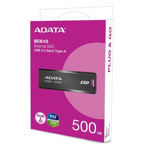ADATA ADATA DYSK SSD SC610 500GB BLACK ADATA ADATA DYSK SSD SC610 500GB BLACK