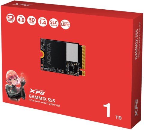 ADATA ADATA SSD GAMMIX S55 1TB Gen 4x4 2230 ADATA ADATA SSD GAMMIX S55 1TB Gen 4x4 2230