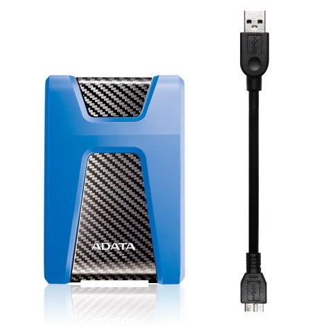 ADATA Dysk zewnętrzny HDD ADATA HD650 (1TB; 2.5"; USB 3.2; niebieski) ADATA Dysk zewnętrzny HDD ADATA HD650 (1TB; 2.5"; USB 3.2; niebieski)