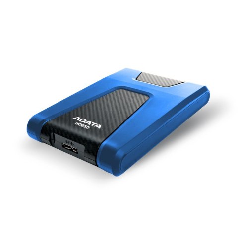 ADATA Dysk zewnętrzny HDD ADATA HD650 (1TB; 2.5"; USB 3.2; niebieski) ADATA Dysk zewnętrzny HDD ADATA HD650 (1TB; 2.5"; USB 3.2; niebieski)