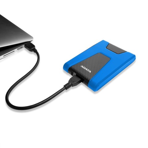 ADATA Dysk zewnętrzny HDD ADATA HD650 (1TB; 2.5"; USB 3.2; niebieski) ADATA Dysk zewnętrzny HDD ADATA HD650 (1TB; 2.5"; USB 3.2; niebieski)