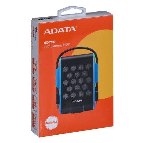 ADATA Dysk zewnętrzny HDD ADATA HD720 (1TB; 2.5"; USB 3.2; niebieski) ADATA Dysk zewnętrzny HDD ADATA HD720 (1TB; 2.5"; USB 3.2; niebieski)