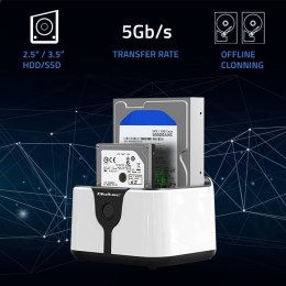 Qoltec QOLTEC STACJA DOKUJĄCA DO DYSKÓW HDD SSD 2.5