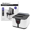 Qoltec QOLTEC STACJA DOKUJĄCA DO DYSKÓW HDD SSD 2.5" 3.5" | SATA III | USB 3.0 | SUPER SPEED 5GB/S | Z FUNKCJĄ KLONOWANIA OFFLINE