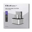 Qoltec QOLTEC STACJA DOKUJĄCA DYSKÓW 2XHDD/SSD 2.5"/3.5" SATA | USB 3.0 | KLONOWANIE