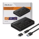 Qoltec QOLTEC STACJA DOKUJĄCA DYSKÓW 2X SSD M.2 SATA | NGFF | USB TYP C