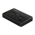 Qoltec QOLTEC STACJA DOKUJĄCA DYSKÓW 2X SSD M.2 SATA | NGFF | USB TYP C