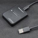 Qoltec QOLTEC STACJA DOKUJĄCA DYSKÓW SSD M.2 SATA/PCIE | NGFF/NVME | USB 3.1