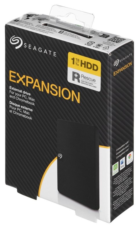 Seagate Dysk zewnętrzny HDD Seagate Expansion (1TB; 2.5"; USB 3.2 Gen 1; STKM1000400) Seagate Dysk zewnętrzny HDD Seagate Expansion (1TB; 2.5"; USB 3.2 Gen 1; STKM1000400)