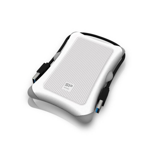Silicon Power Dysk zewnętrzny HDD Silicon Power Armor A30 (1TB; 2.5"; USB 3.2; 5400 obr/min; White; SP010TBPHDA30S3W)