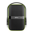 Silicon Power Dysk zewnętrzny HDD Silicon Power Armor A60 (1TB; 2.5"; USB 3.2; 5400 obr/min; Green-Black; SP010TBPHDA60S3K)