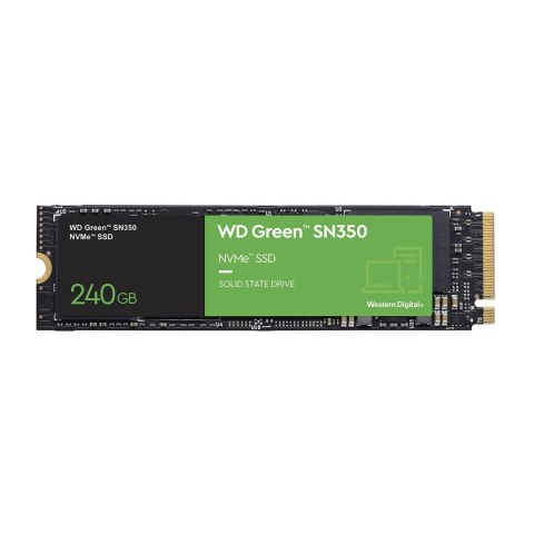WD Dysk SSD WD Green SN350 WDS240G2G0C (240 GB ; M.2 ; PCIe NVMe 3.0 x4)